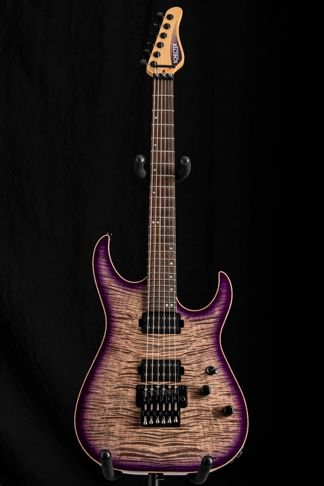 Used Schecter Guitar Research Sunset 24 Violet Ice