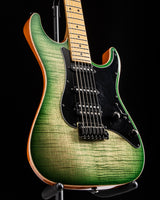 Used Suhr Custom Standard HSS Faded Trans Green Burst