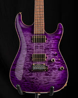 Used Suhr Custom Standard Carve Top Trans Purple Burst