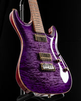 Used Suhr Custom Standard Carve Top Trans Purple Burst