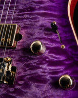 Used Suhr Custom Standard Carve Top Trans Purple Burst