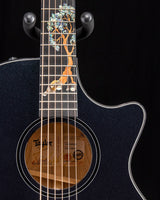 Used Taylor Custom Grand Concert C22ce Dark Turquoise Metallic