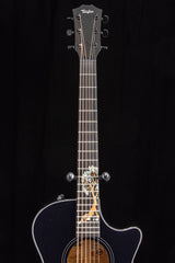 Used Taylor Custom Grand Concert C22ce Dark Turquoise Metallic
