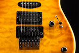 Used USA Customs Floyd Quilt Maple Transparent Honey Burst