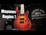 Mayones Regius 7 Lava Burst Gloss