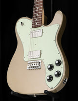 Used Fender Chris Shiflett Telecaster Deluxe Shoreline Gold