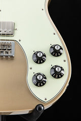Used Fender Chris Shiflett Telecaster Deluxe Shoreline Gold