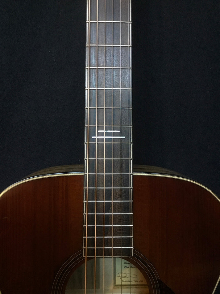 Bethany B000 Deluxe Black Limba High End Acoustic Guitar