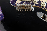 Used Fender Custom Shop 1969 Black/Purple Paisley Stratocaster Masterbuilt by Dale Wilson