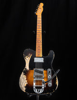 Used Fender Custom Shop Limited Edition CuNife Blackguard Telecaster Heavy Relic Faded Wide Fade 2 Tone Sunburst