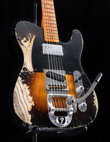Fender Custom Shop Limited Edition CuNife Blackguard Telecaster Heavy Relic Faded Wide Fade 2 Tone Sunburst