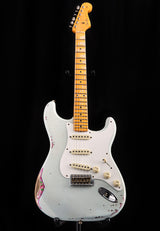 Used Fender Custom Shop 1957 Heavy Relic Stratocaster Sonic Blue Over Pink Paisley