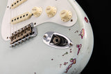 Used Fender Custom Shop 1957 Heavy Relic Stratocaster Sonic Blue Over Pink Paisley