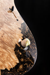 Mayones Regius 6 Master Builder Collection Burl Maple And Resin