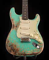 Fender Custom Shop Dual Mag II Stratocaster Super Heavy Relic Aged Seafoam Green LTD