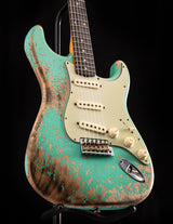 Fender Custom Shop Dual Mag II Stratocaster Super Heavy Relic Aged Seafoam Green LTD