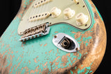 Fender Custom Shop Dual Mag II Stratocaster Super Heavy Relic Aged Seafoam Green LTD
