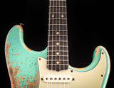 Fender Custom Shop Dual Mag II Stratocaster Super Heavy Relic Aged Seafoam Green LTD