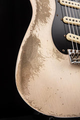 Used Fender Custom Shop Poblano Stratocaster Super Heavy Relic Aged White Blonde LTD