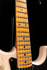 Used Fender Custom Shop Poblano Stratocaster Super Heavy Relic Aged White Blonde LTD