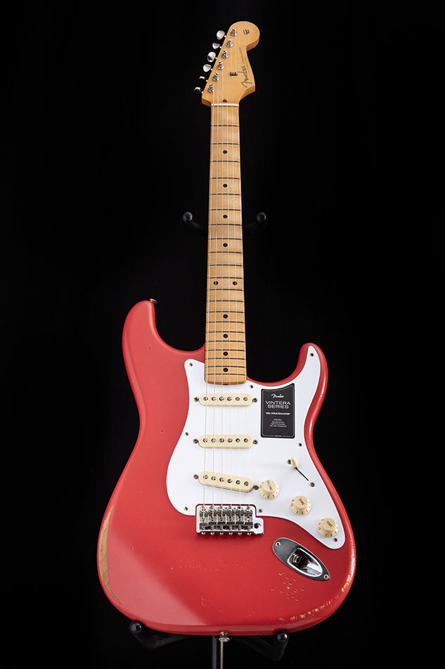 Fender road store worn fiesta red