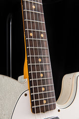 Fender Custom Shop 1959 Telecaster Custom Super Heavy Relic Aged Olympic White Over 3 Tone Sunburst