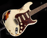 Fender Custom Shop 1961 Heavy Relic Stratocaster Limited Aged Vintage White Over 3 Tone Sunburst