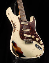 Fender Custom Shop 1961 Heavy Relic Stratocaster Limited Aged Vintage White Over 3 Tone Sunburst