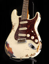 Fender Custom Shop 1961 Heavy Relic Stratocaster Limited Aged Vintage White Over 3 Tone Sunburst