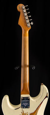 Fender Custom Shop 1961 Heavy Relic Stratocaster Limited Aged Vintage White Over 3 Tone Sunburst