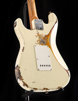 Fender Custom Shop 1961 Heavy Relic Stratocaster Limited Aged Vintage White Over 3 Tone Sunburst