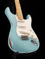 Used Fender Custom Shop 1957 Stratocaster Relic Faded Daphne Blue LTD