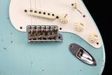 Used Fender Custom Shop 1957 Stratocaster Relic Faded Daphne Blue LTD