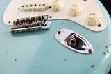 Used Fender Custom Shop 1957 Stratocaster Relic Faded Daphne Blue LTD