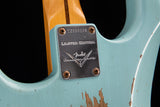 Used Fender Custom Shop 1957 Stratocaster Relic Faded Daphne Blue LTD