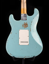 Used Fender Custom Shop 1957 Stratocaster Relic Faded Daphne Blue LTD