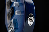 PRS SE Kingfisher Faded Blue Wrap Around Burst