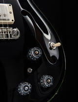 Paul Reed Smith Hollowbody II Black With Green Binding