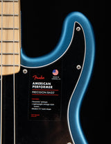 Fender American Performer Precision Bass Satin Lake Placid Blue