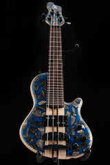 Mayones Cali 4 Buckeye Burl Blue Resin