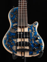 Mayones Cali 4 Buckeye Burl Blue Resin