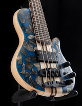 Mayones Cali 4 Buckeye Burl Blue Resin