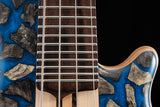 Mayones Cali 4 Buckeye Burl Blue Resin