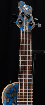 Mayones Cali 4 Buckeye Burl Blue Resin