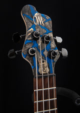 Mayones Cali 4 Buckeye Burl Blue Resin