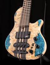Mayones Cali 4 Buckeye Burl Blue Resin