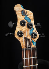 Mayones Cali 4 Buckeye Burl Blue Resin