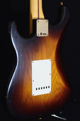 Fender Custom Shop 1957 Journeyman Relic Stratocaster Wide Fade 2 Tone Sunburst-Brian's Guitars