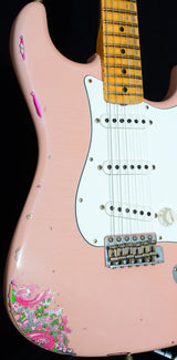 Fender Custom Shop 1969 Heavy Relic Stratocaster Aged Shell Pink Over Pink Paisley-Brian's Guitars