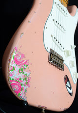 Fender Custom Shop 1969 Heavy Relic Stratocaster Aged Shell Pink Over Pink Paisley-Brian's Guitars